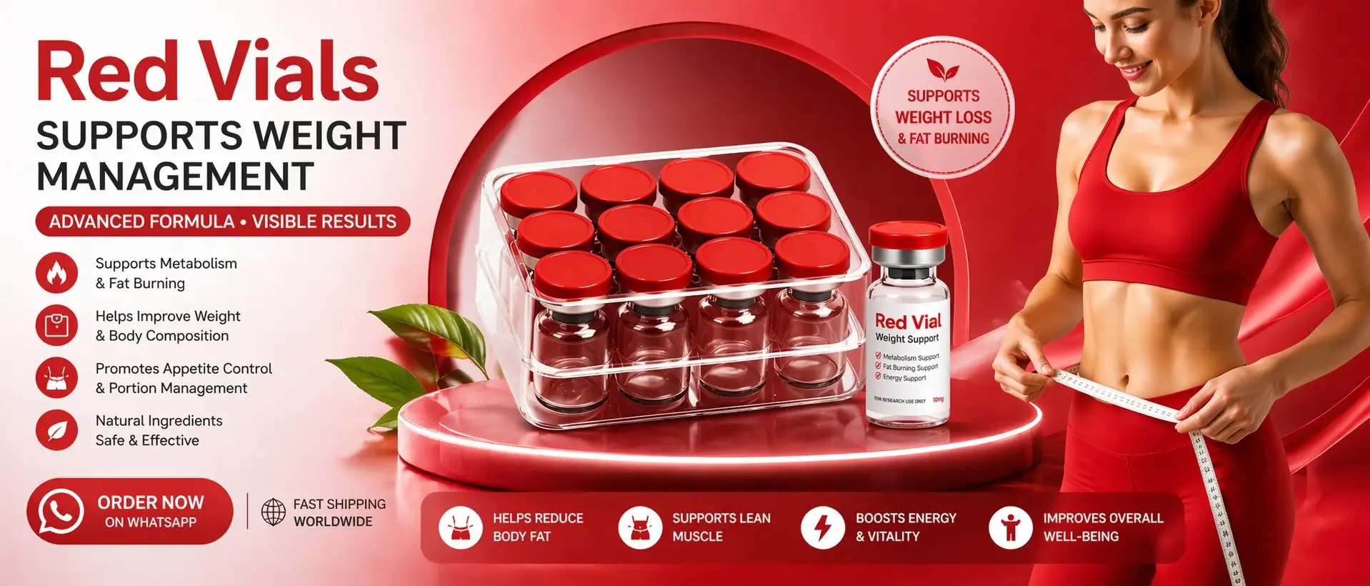 TopTong lyophilized powder product banner red